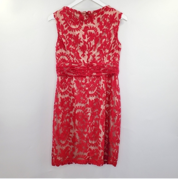 Adrianna Papell Floral Lace Sheath Dress - Picture 6 of 8